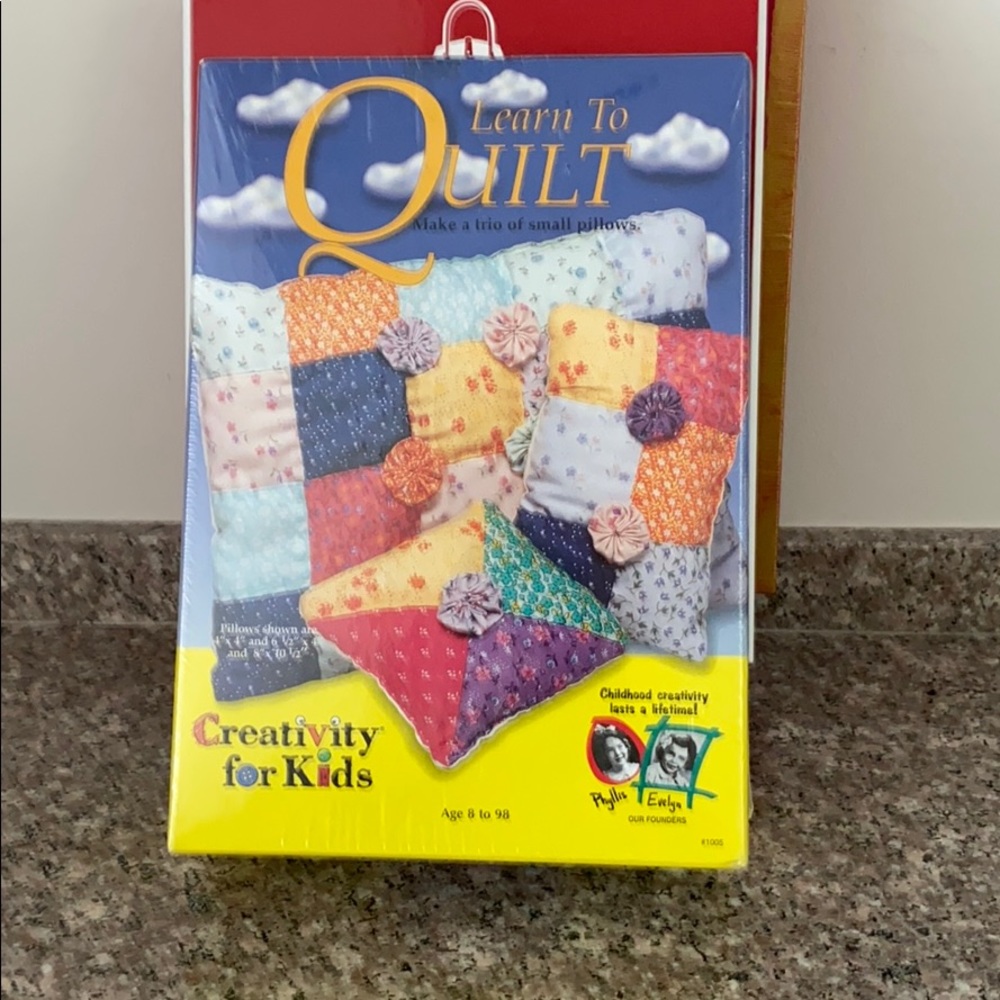 Creativity Kids NEW learn to quilt kit